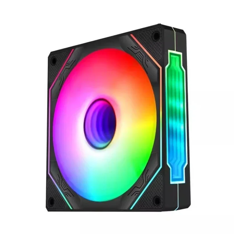 

4Pro fourth generation 12cm Shenguang synchronous ARGB temperature control PWM computer silent cooling chassis fan 5v3 pins