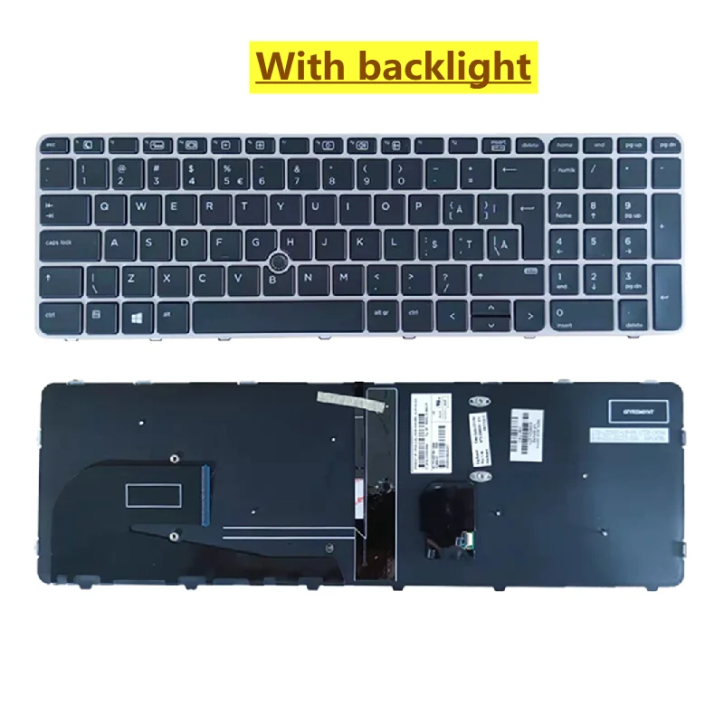 For HP EliteBook 850 G3 G4 755 G3 G4 ZBook 15u G3 Notebook Keyboard Backlight New Original for HP Notebook