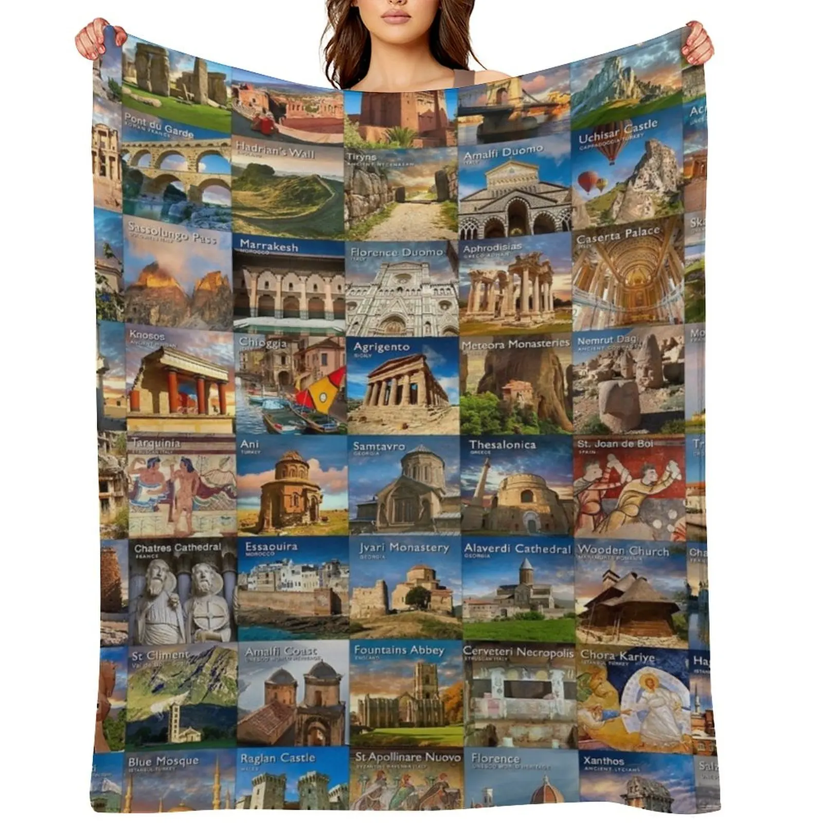 Плетение объектов всемирного наследия ЮНЕСКО. Теплое перемещение кровати для зимних одеял.