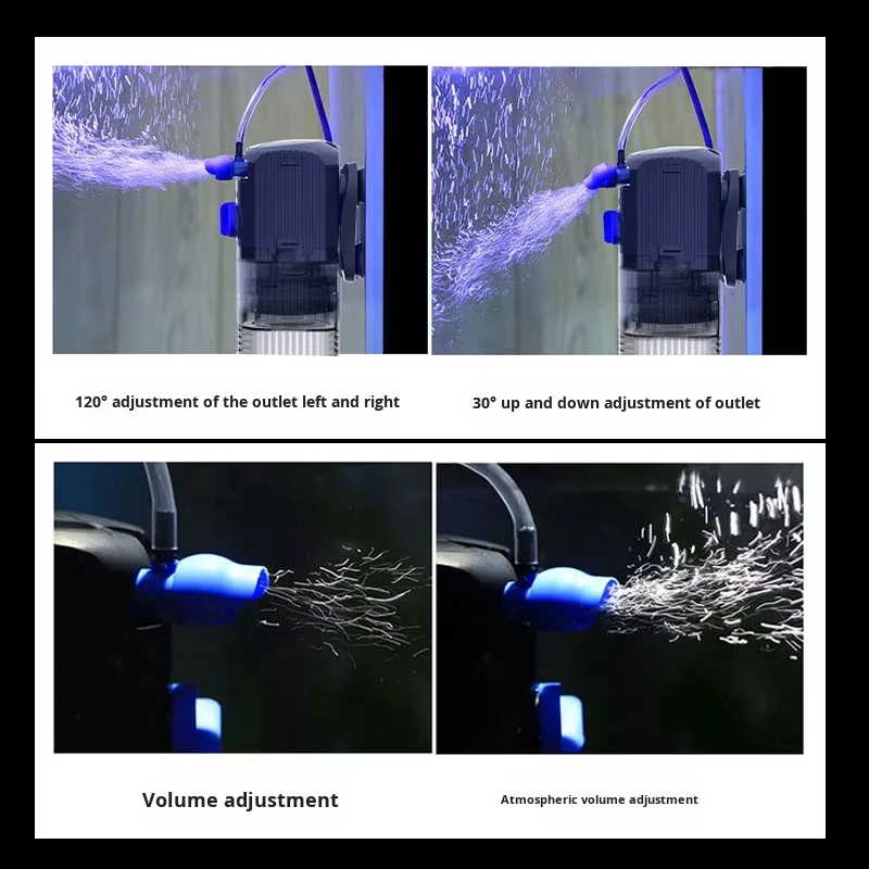 3-In-1 Fish Tank Filter and Circulating Water System for Small Fish Farming Integrated Water Purification Fast Delivery