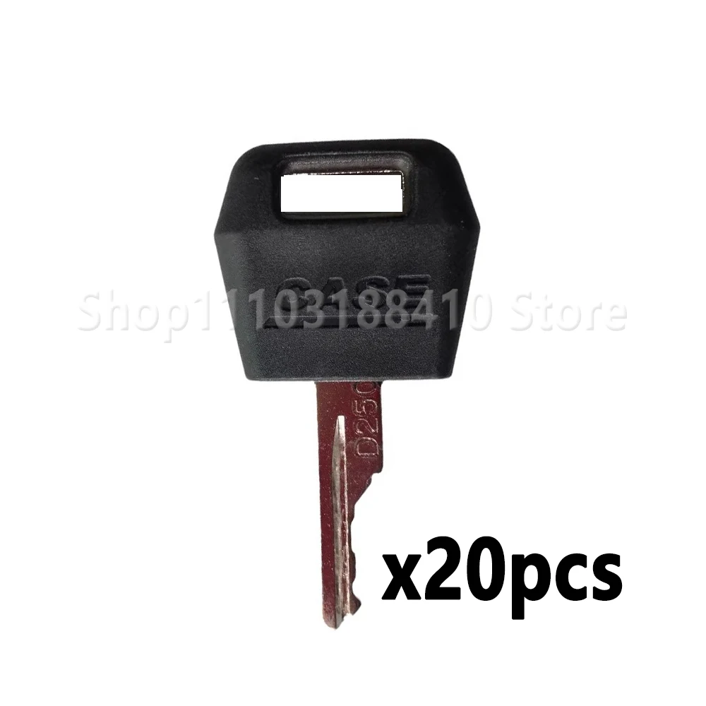 20pcs For Case Tractor Skid Steer Loader Key D250 For CASE Ignition Key Starter Lock Power Switch