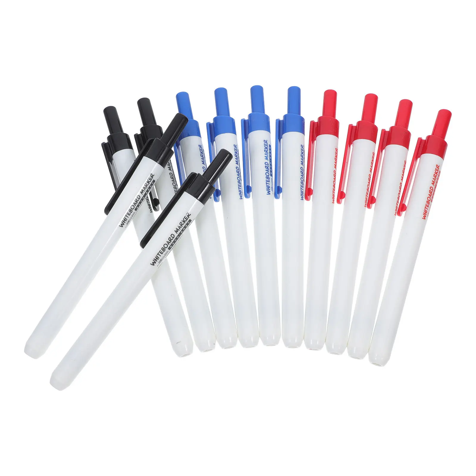 

12Pcs Erasable Whiteboard Markers Dry Erase Marker Pens Fine Tip for Glass Plastic Ceramic Boards Home Office School Classroom