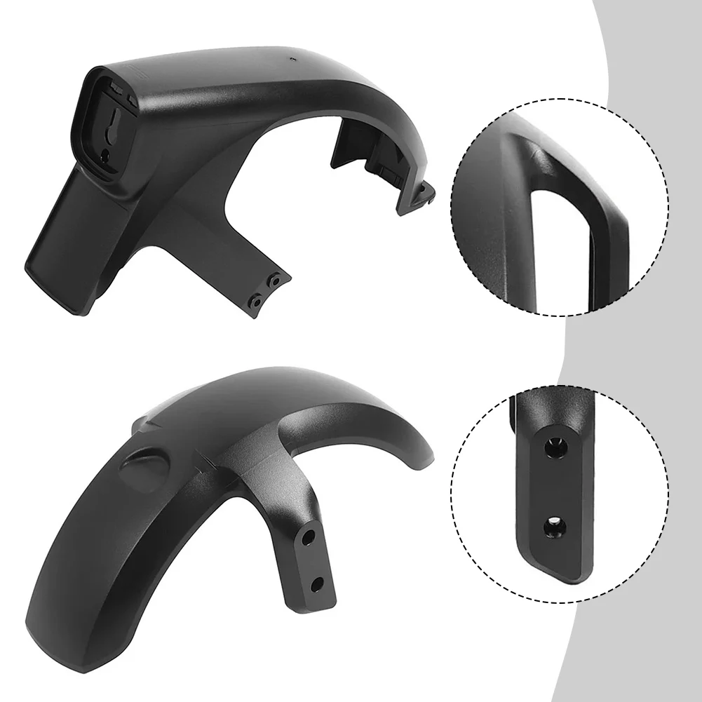 

For Ninebot F3/F3 Pro E-Scooters Front/Rear Wheel Mudguard -Fender ABS Plastic Rear With License Plate 150g(Front)/200g(Rear)