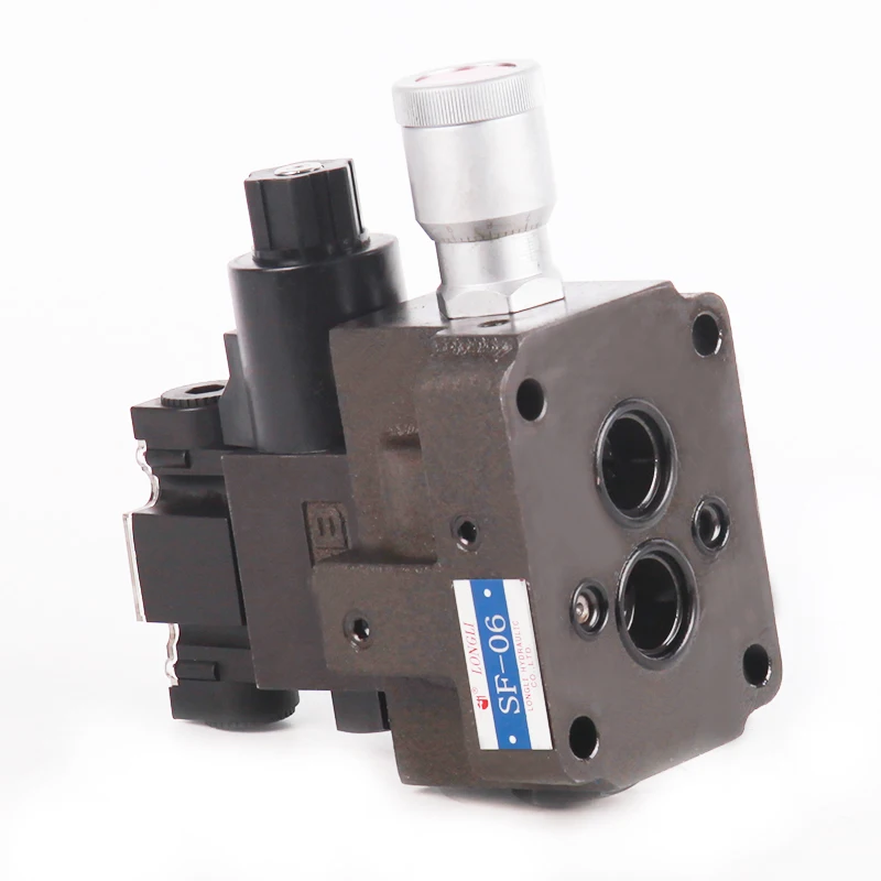 SF06 One Way Hydraulic Flow Solenoid Control Hydraulic Throttle Valves Assy