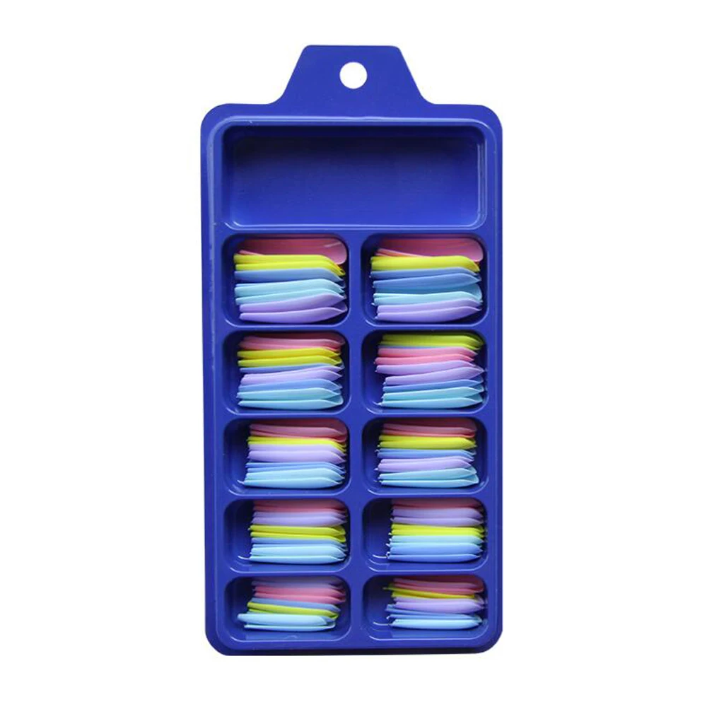 

100 шт., длинные накладные ногти ярких цветов, готовые накладные ногти с полным покрытием, накладные ногти для маникюра «сделай сам», накладные ногти