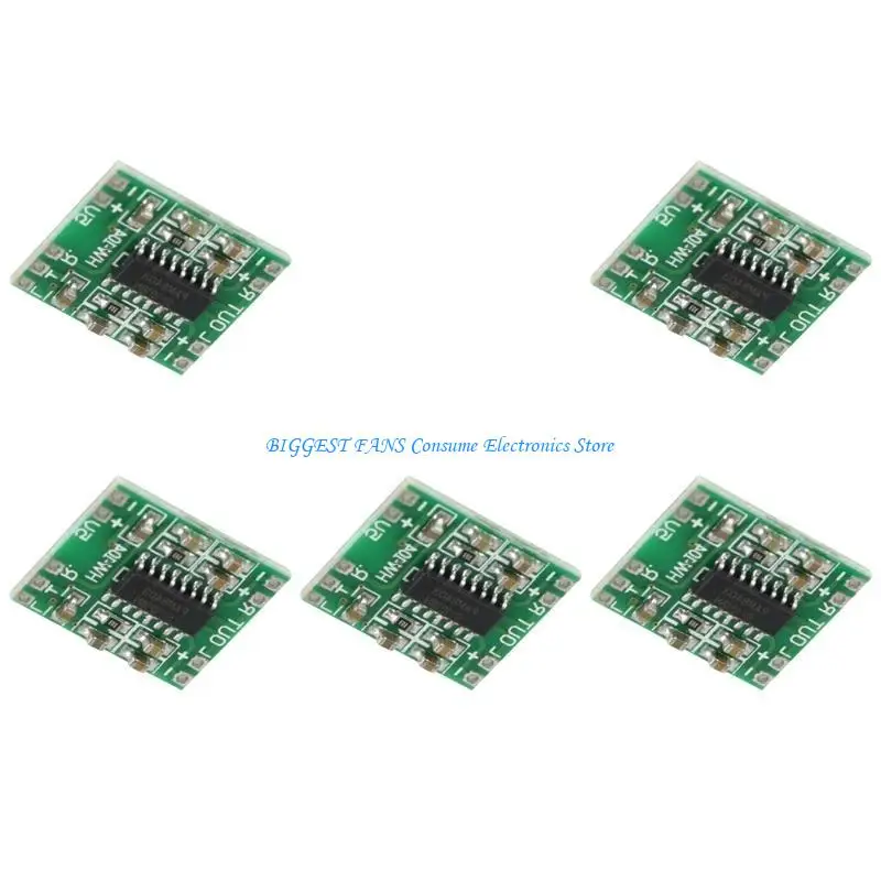 5pcs Space Saving PAM8403 2x3W Class D Audios Amplifier Board For Tight Space