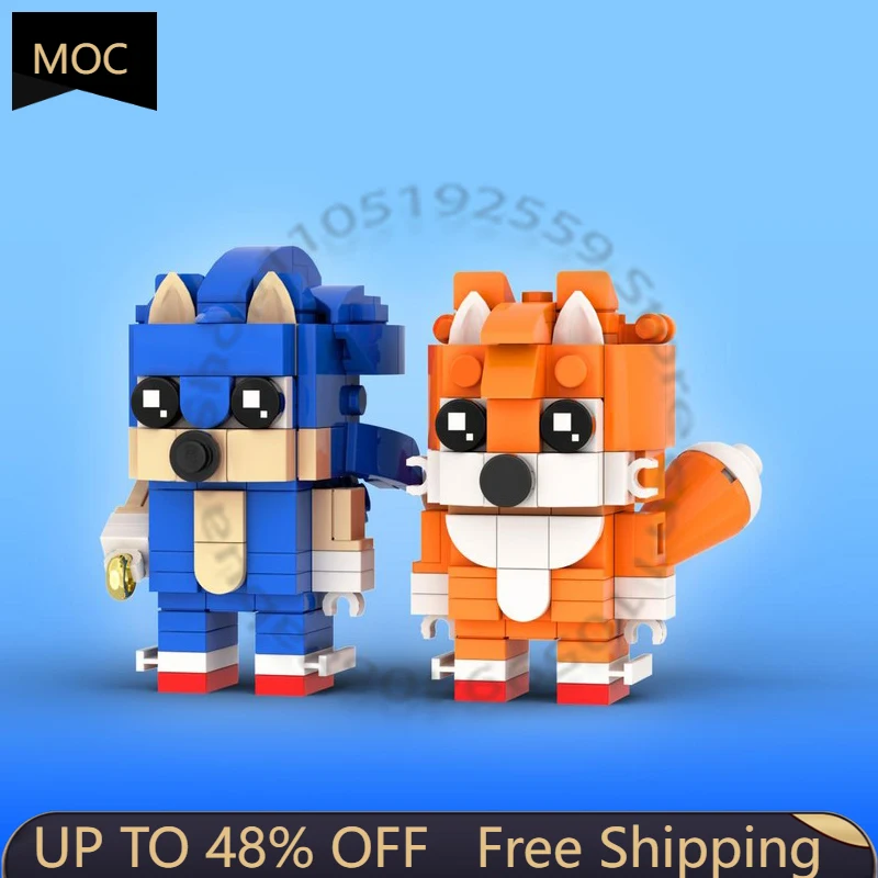 

Набор из 258 деталей: Модульный конструктор-ежик MOC, креативный дизайн, развивающая игрушка DIY, подарок на день рождения