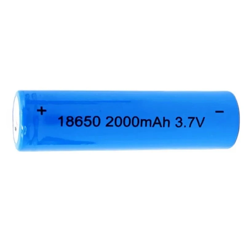 10pcs.。 for 18650 rechargeable lithium battery 2200mah 3.7v 4.2v large capacity power fan flashlight radio.。 flat head