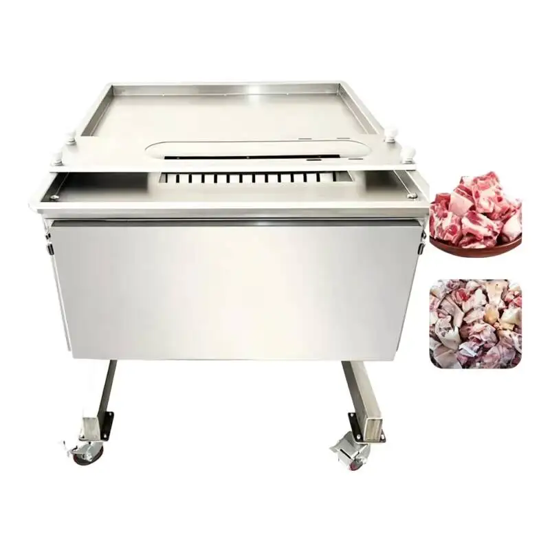 Stainless Steel Industrial Meat Bone Cutter, Automatic Rib Chopper For Beef Pork Ribs And Lamb Bones