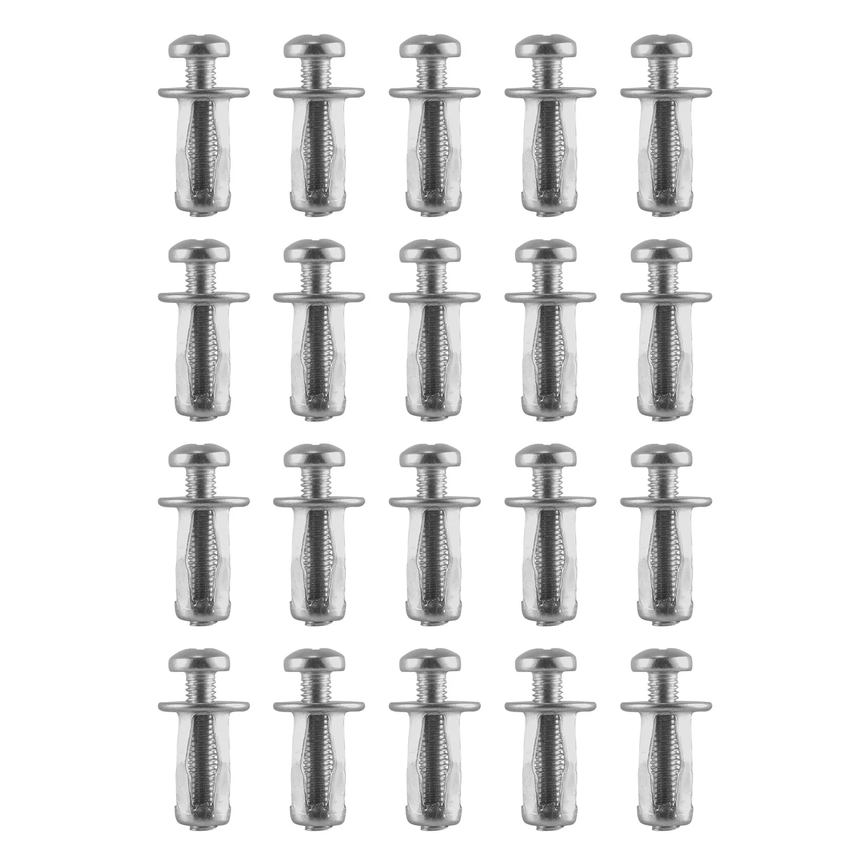 PROMOTION!20 Pcs M5x25 Jack Nuts Car Metal Petal Nuts with for Hollow Wall Iron Skin