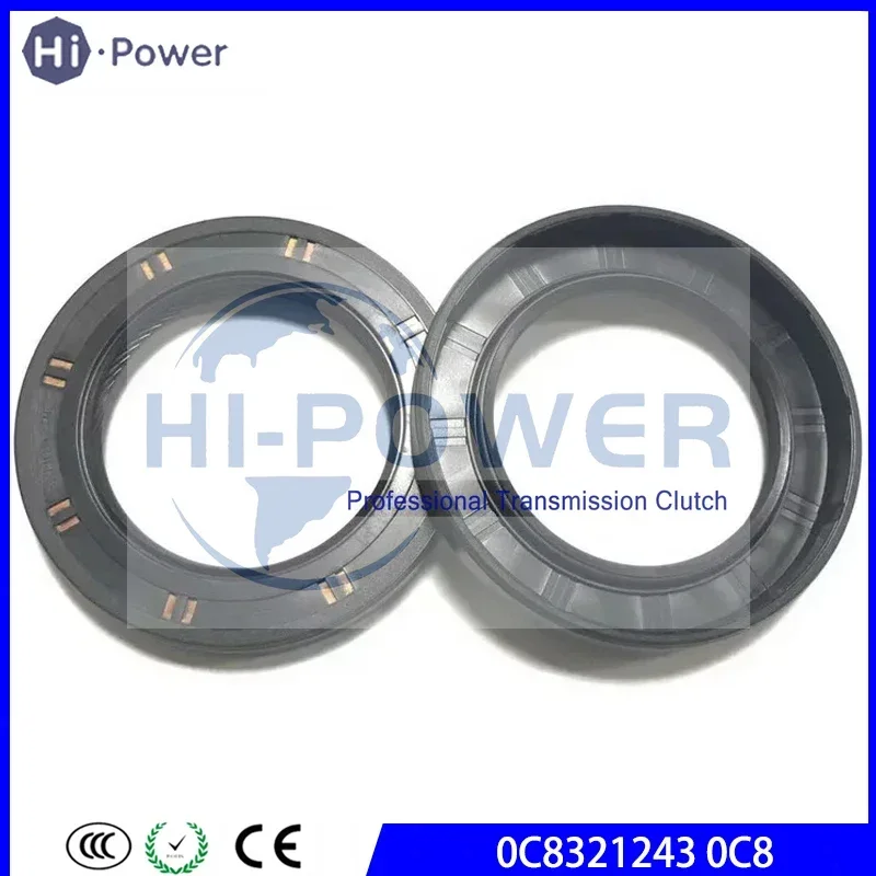 

2PCS Automatic Transmission Oil Pump Seal 0C8 (TR-80SD) 11-up 0C8321243 95832124300 For VW AUDI 42x66x8mm