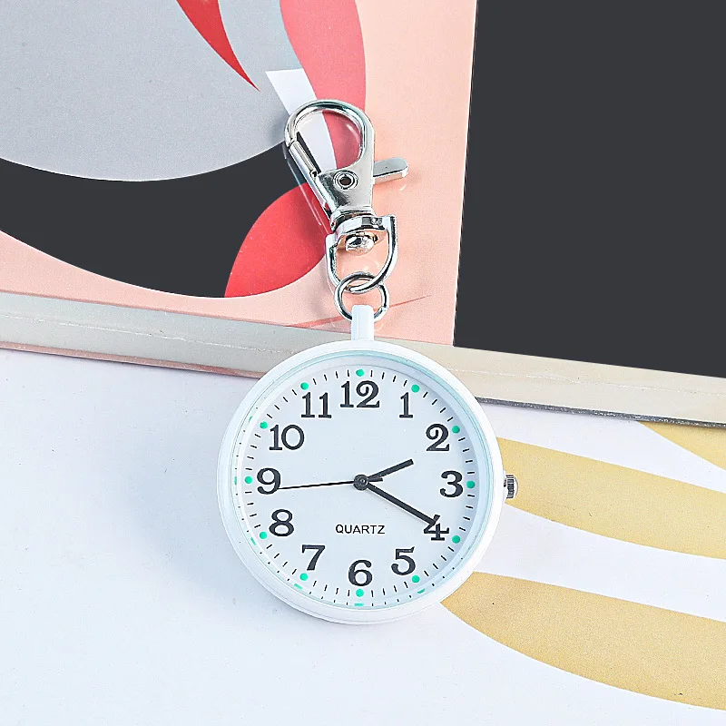 electronic keychain Pointer Watch Keychain for Women Men Trendy Electronic Clock Key Chain Child Gift Car Key Ring Accessories