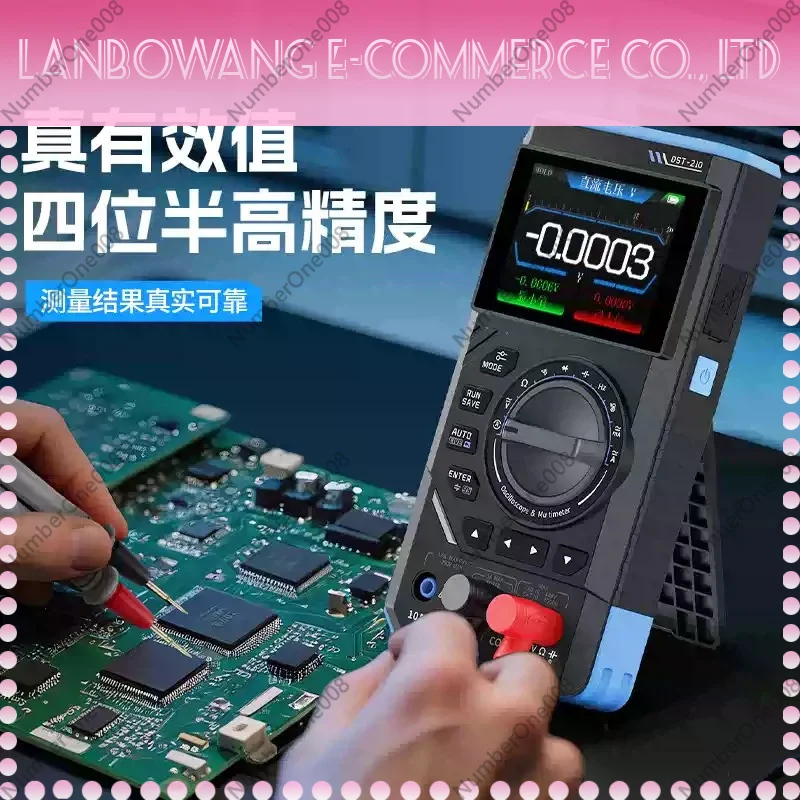 3-in-1 Handheld Digital Oscilloscope Multimeter DDS Signal Generator 10MHz, 19999 Counts True RMS Electronic Repair Test Tool