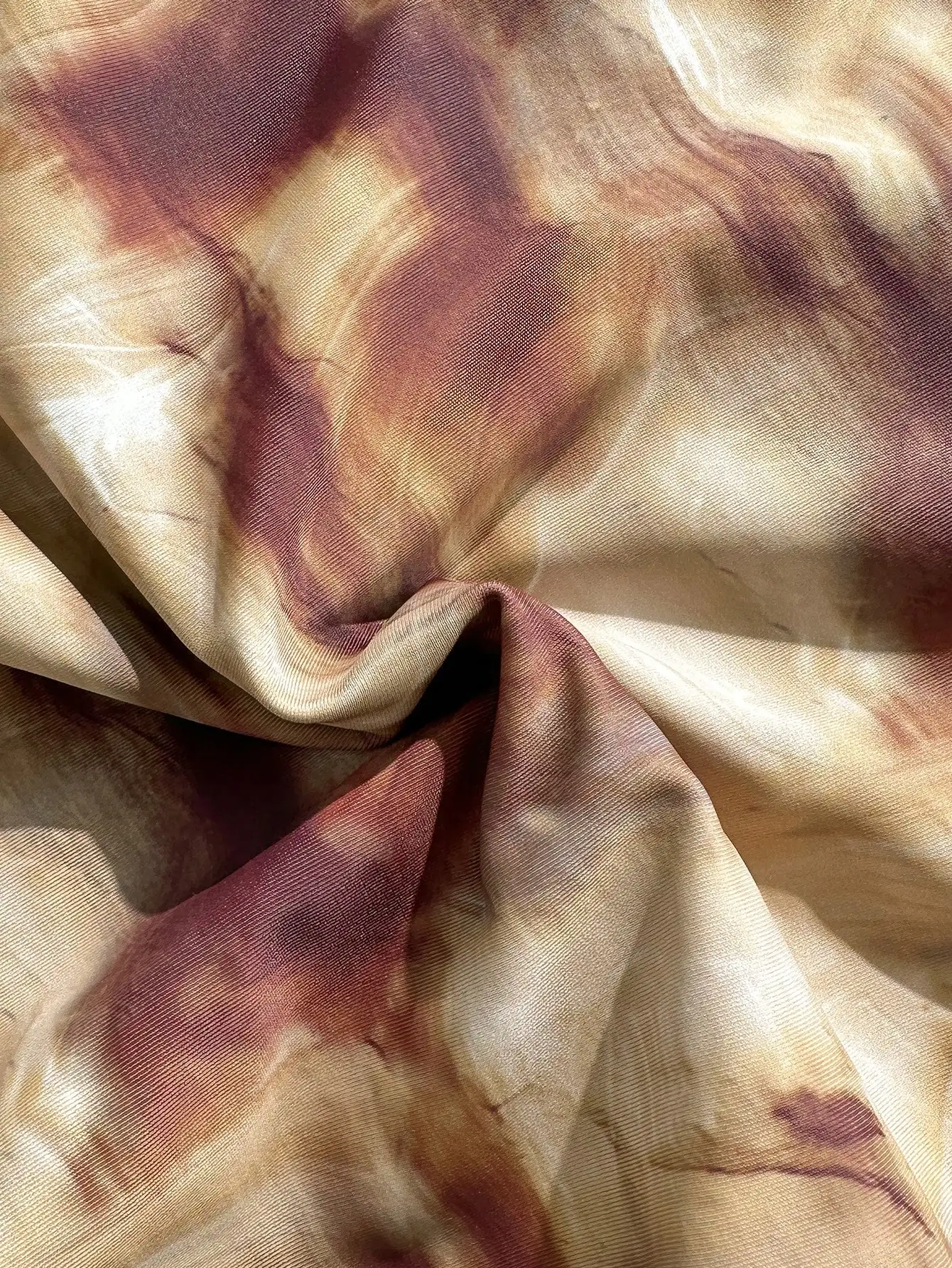 

Women's Plus Size Tie-Dye 3-Piece Halter Bikini Set With Drawstring Detail For Beach, Carnival, Summer Holiday Outfits