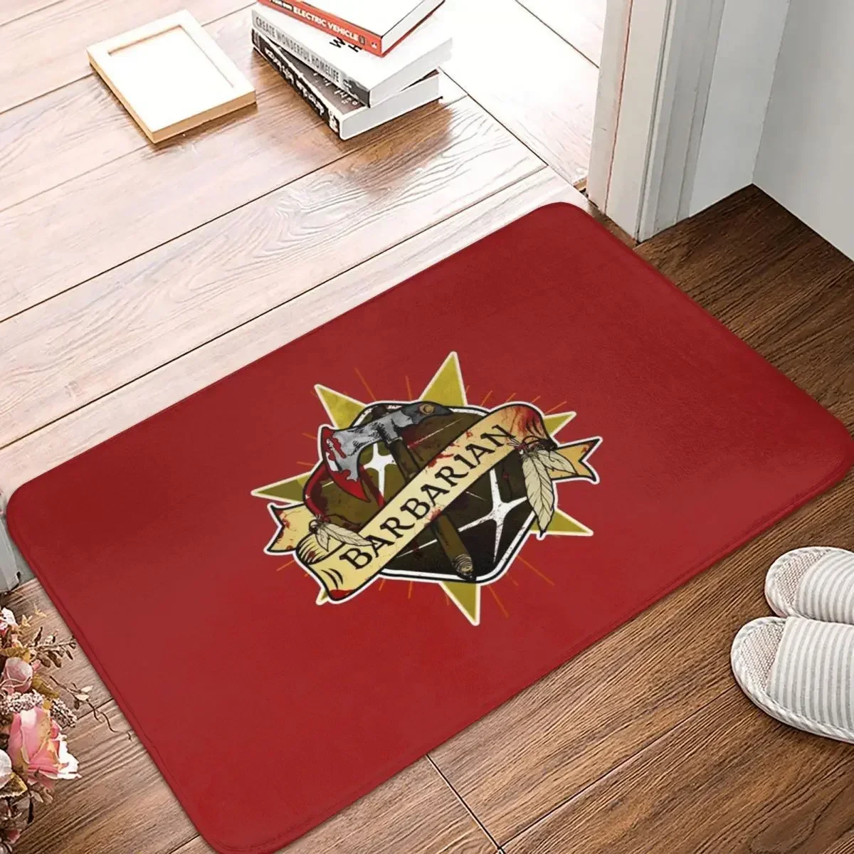 DND - Barbarian Doormat Polyester Floor Mat Sand Scraping Carpet Kitchen Entrance Home Rugs Mats Balcony Non-slip Footpad