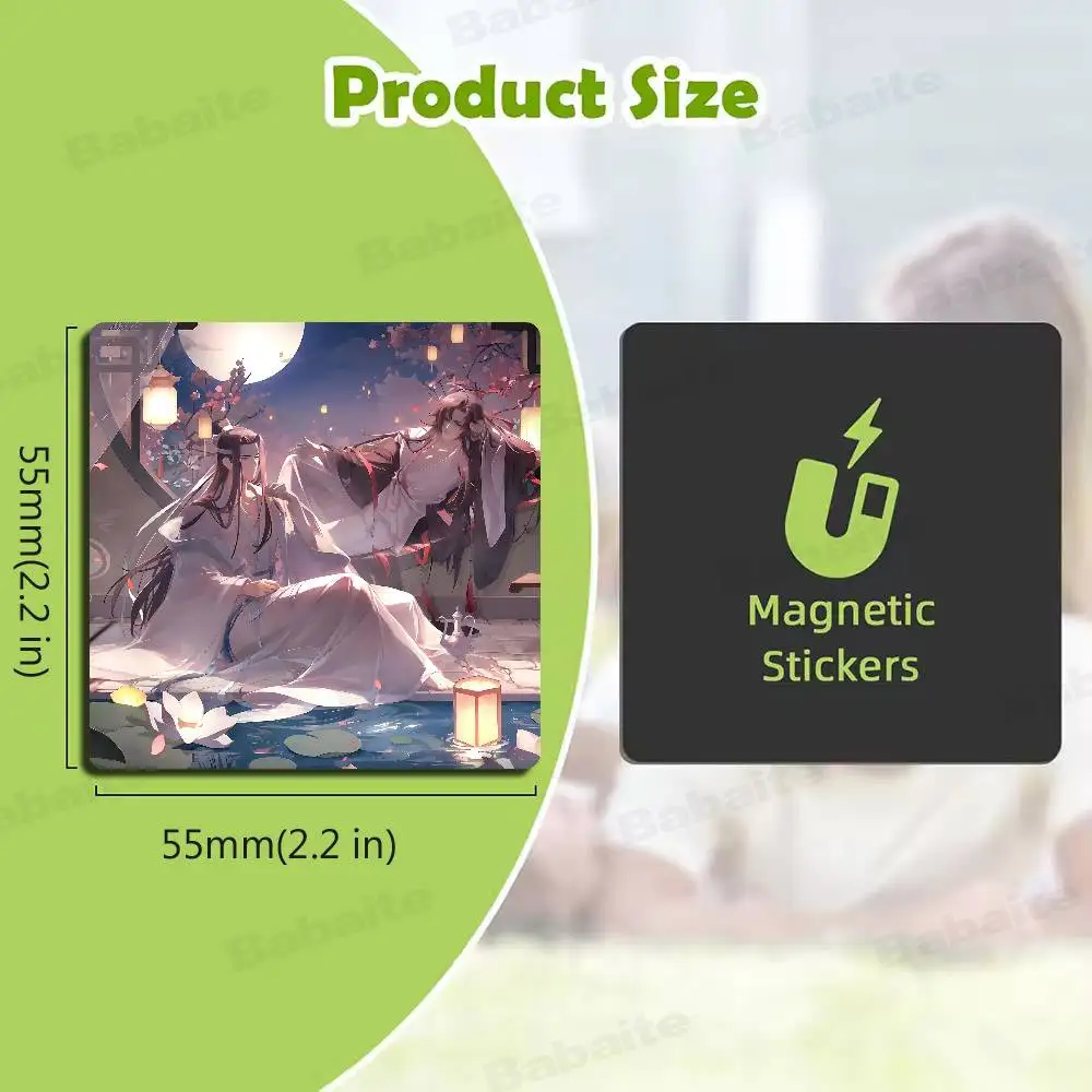 Anime Grandmaster Mo Dao Zu Shi Magnet Products Personalized Sublimation Fridge Refrigerator Magnets For Kitchen