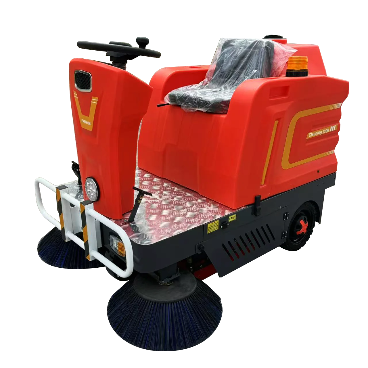 حار بيع مكنسة صناعية كهربائية متعددة الوظائف حديقة الطرق آلة تنظيف صغيرة آلة كنس #2