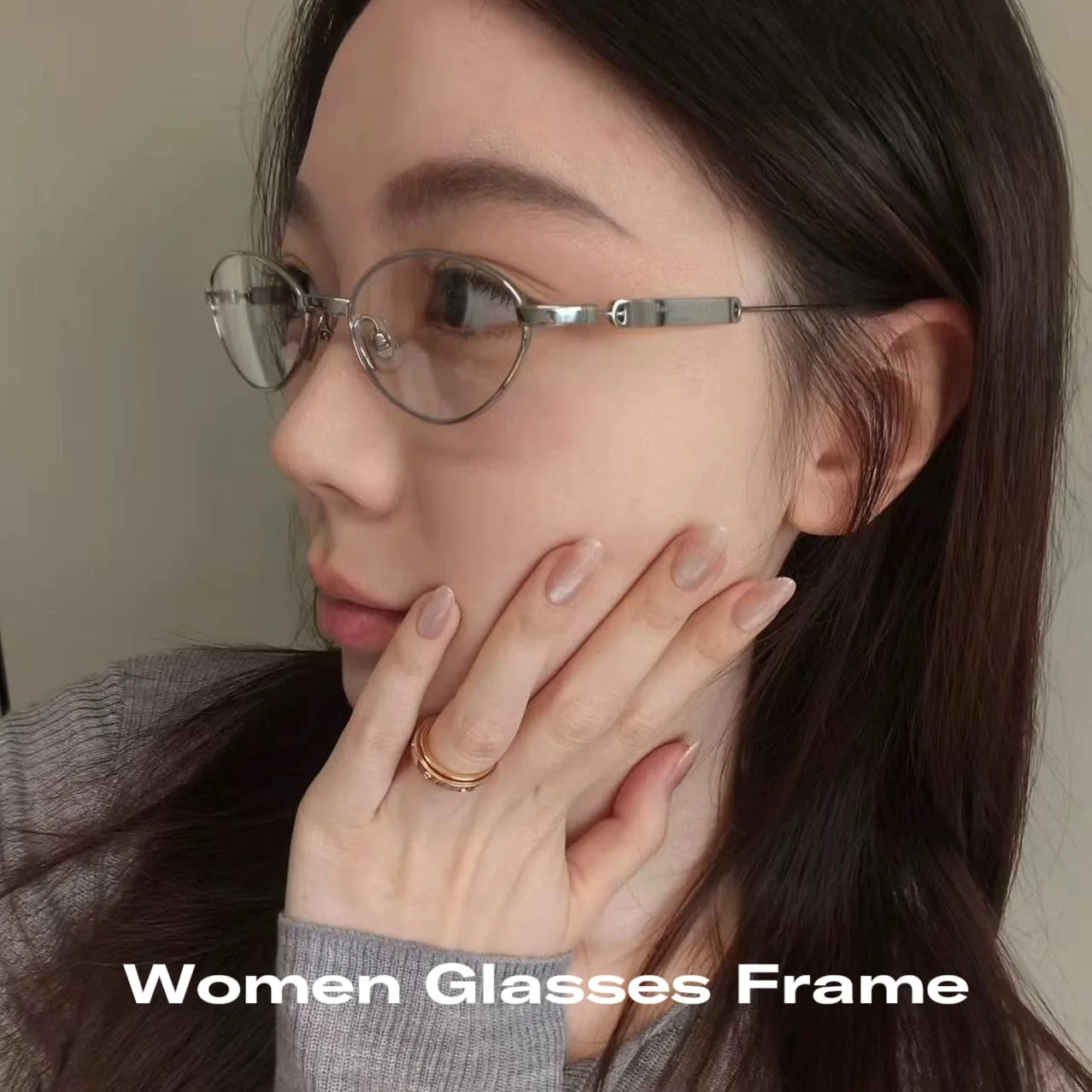 

EYELUYAN Lightweight Pure Titanium Glasses Frame Women 2025 New Fashion Female Optical Myopia Eyelasses Frames
