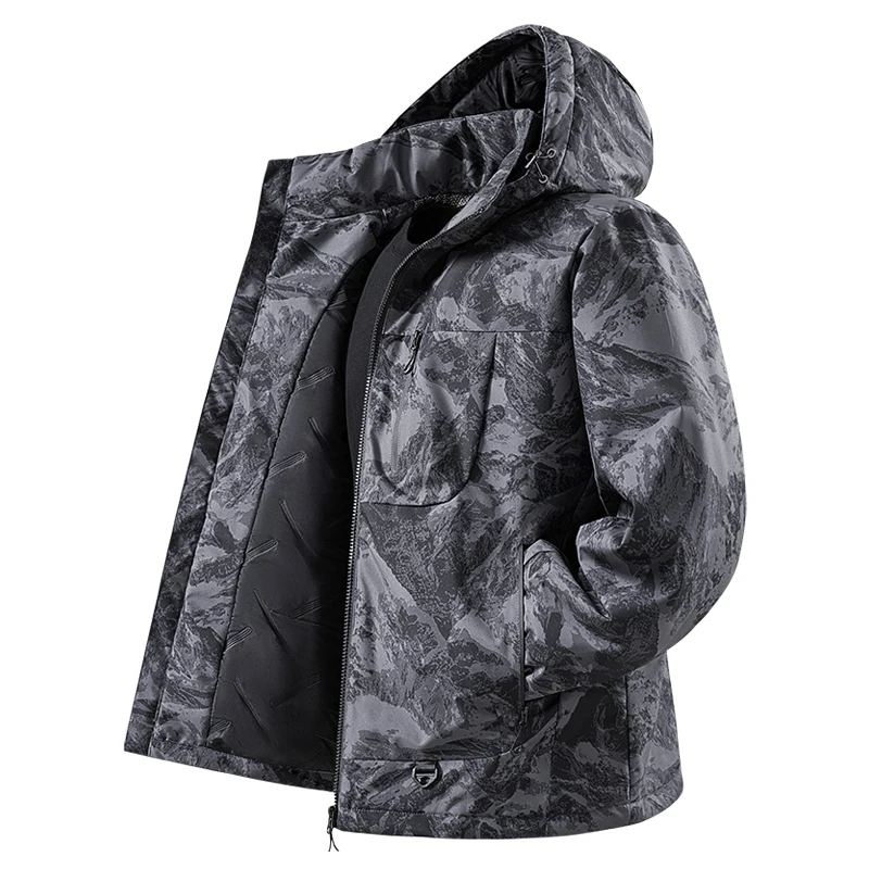 Men Camouflage Gray