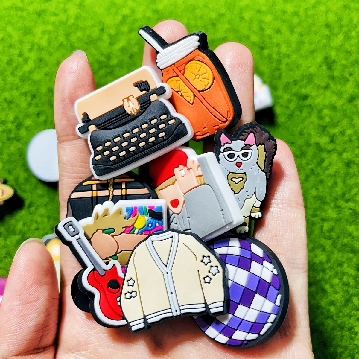 16 stuks zanger schoenbedels, mooie schoenbedels voor klompschoenen, Taylor muziekstickers voor tieners meisjes vrouwen feestcadeaus