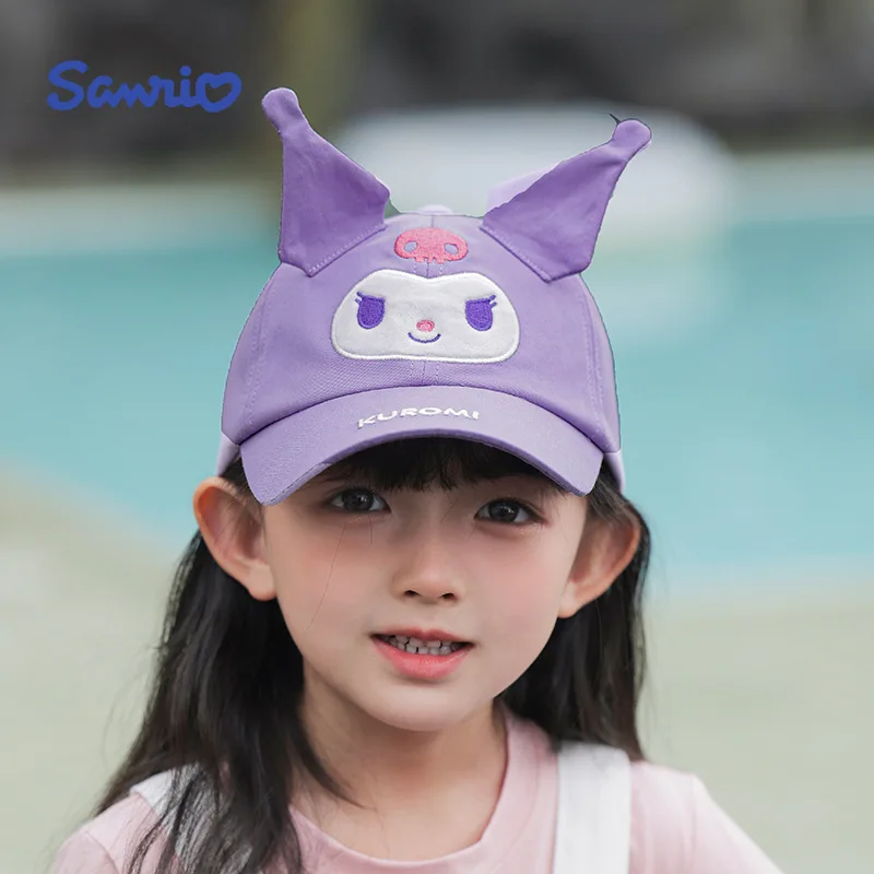 Sanrio Hello Kitty Summer boys and girls baseball caps Kuromi Cinnamoroll all-match fashion trend sunscreen sunshade caps Gifts