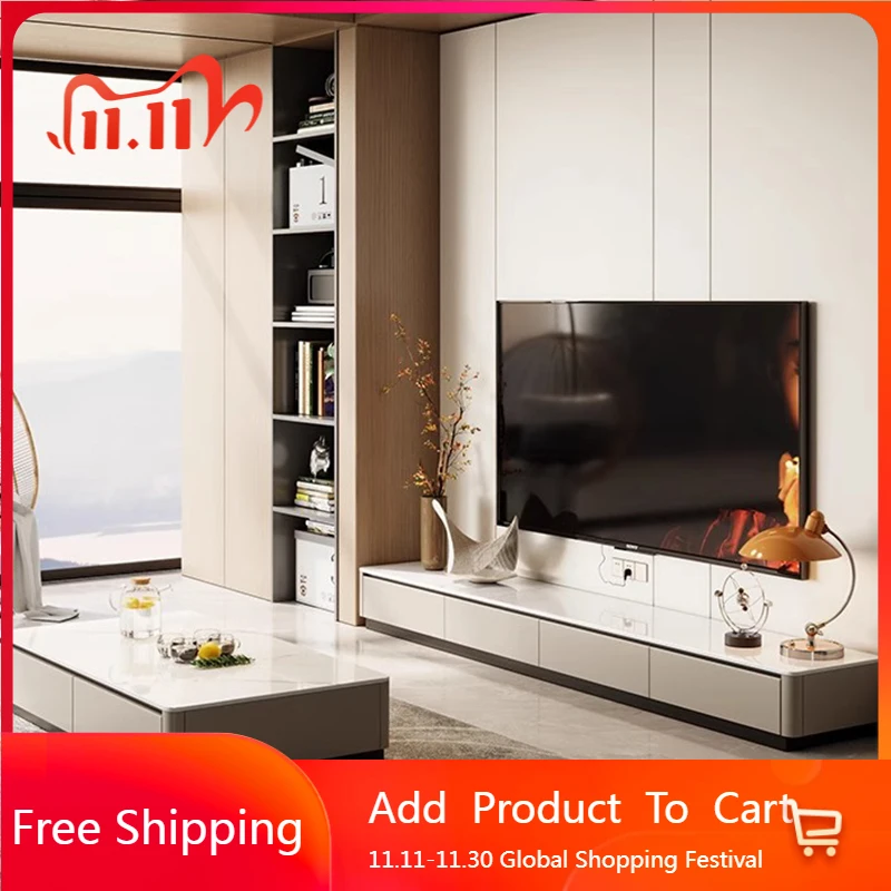 

Luxury Nordic Tv Stands Center White Floor Storage Designer Cabinets Tv Table Modern Drawers Suporte Para Tv Italian Furniture