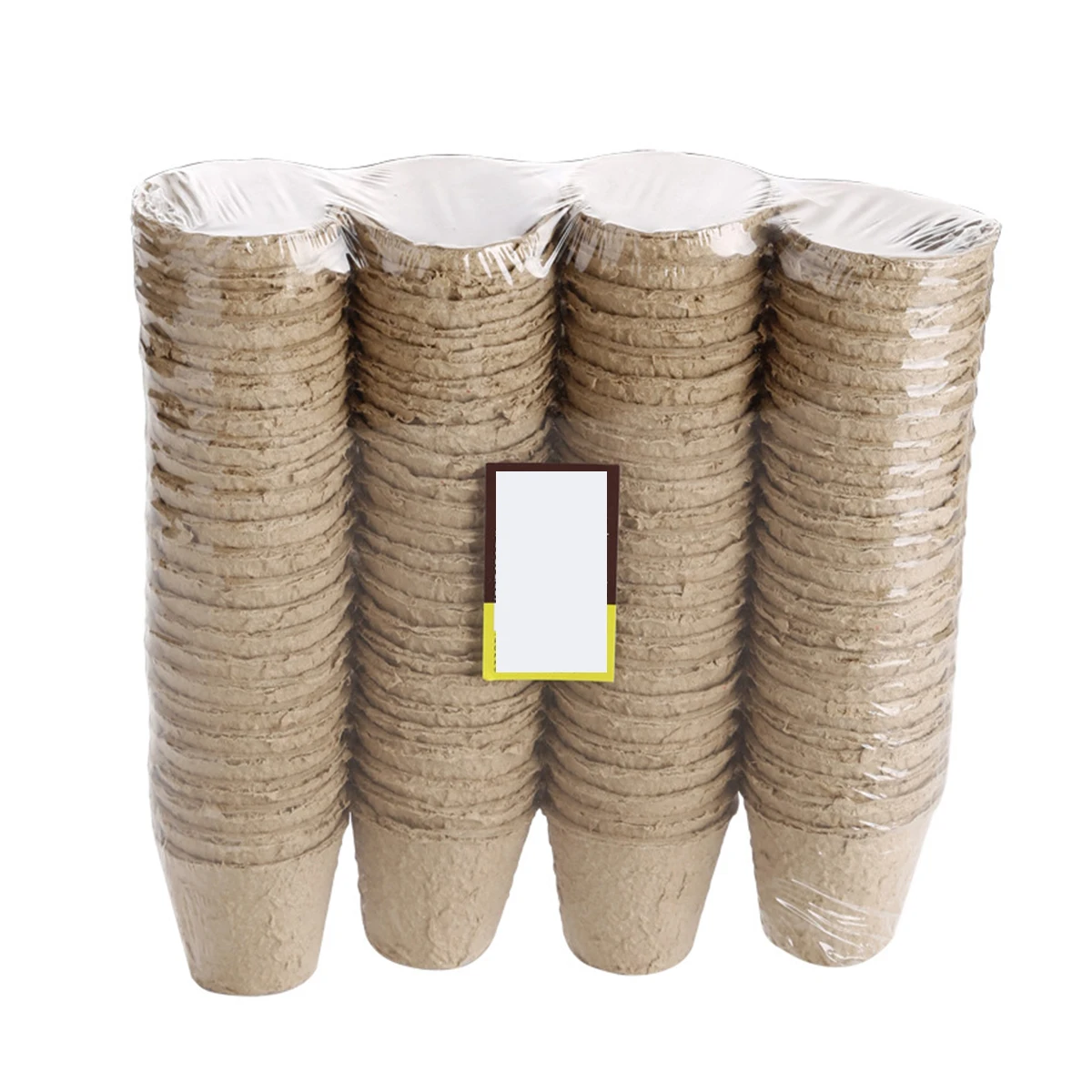 

240pcs Biodegradable Starter Trays Eco-Friendly Seedling Pots Grow Cups For Herbs Vegetables Tomatoes Cucumbers Well Ventilated