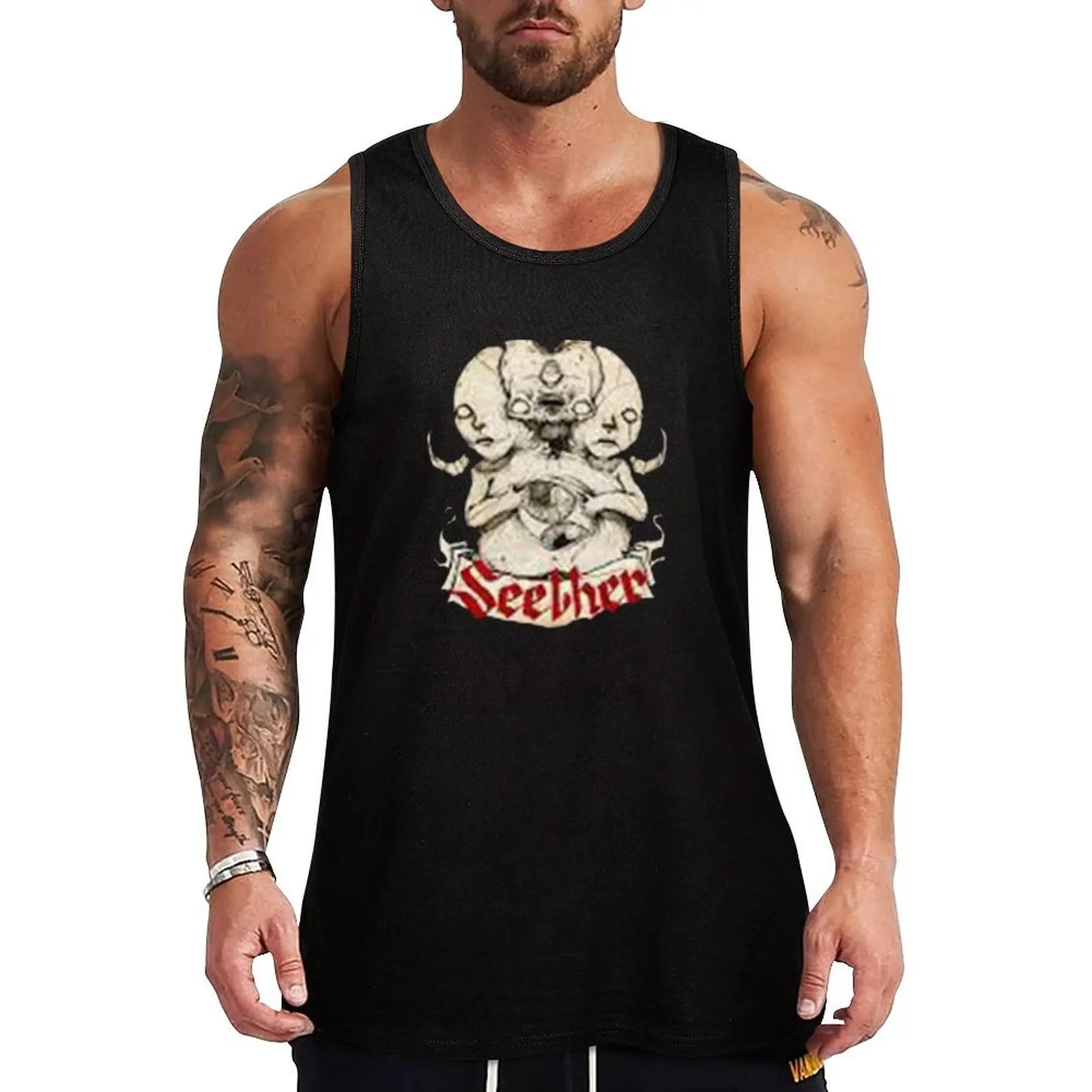 

seether Tank Top Loose Fit Tank Top Casual Daily Sleeveless Summer Top