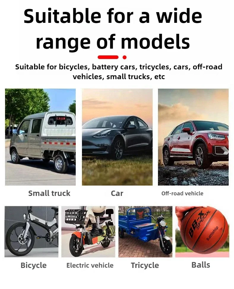 12V 120W Dual Cylinder Air Car Pump Heavy Duty Tire Inflator with LED Light Car Electric Air Pump Auto Inflatable Pump