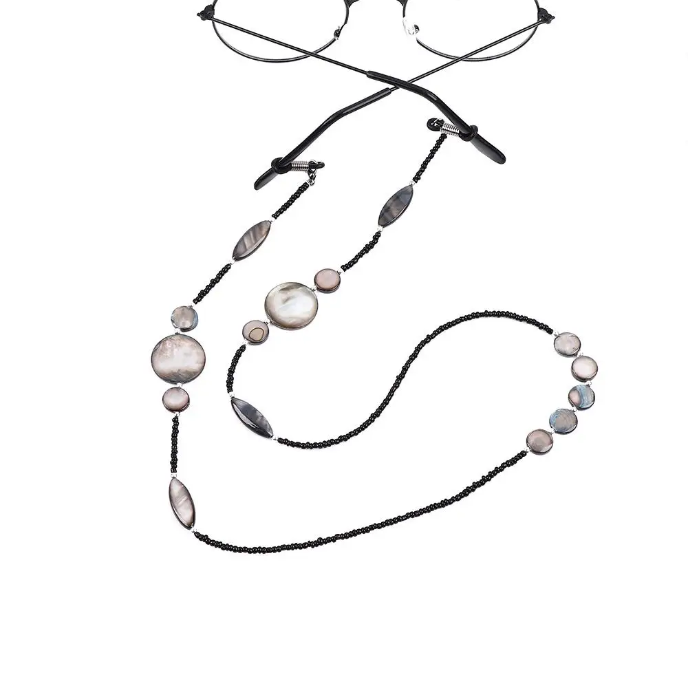 Fashion Cords Women Glass Beads Sunglasses Chain Beaded Eyeglass Lanyard Glasses Chain Eyewear Retainer
