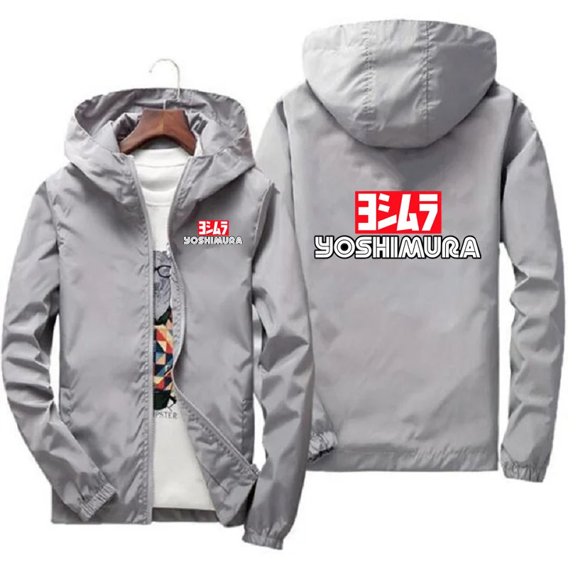 

Hoodies Men Jacket Yoshimura Japan Print Casual HipHop Harajuku Hooded Sweatshirts Mens Zipper Jacket Man Hoody Clothing