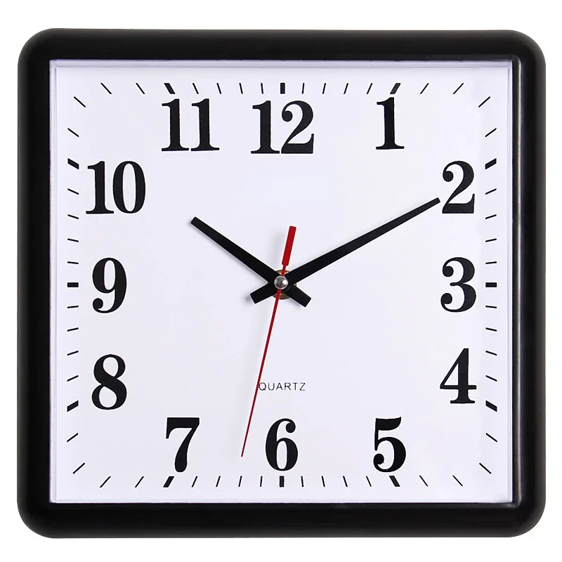 

Wall clock living room fashionable and minimalist clock silent rectangular home personality