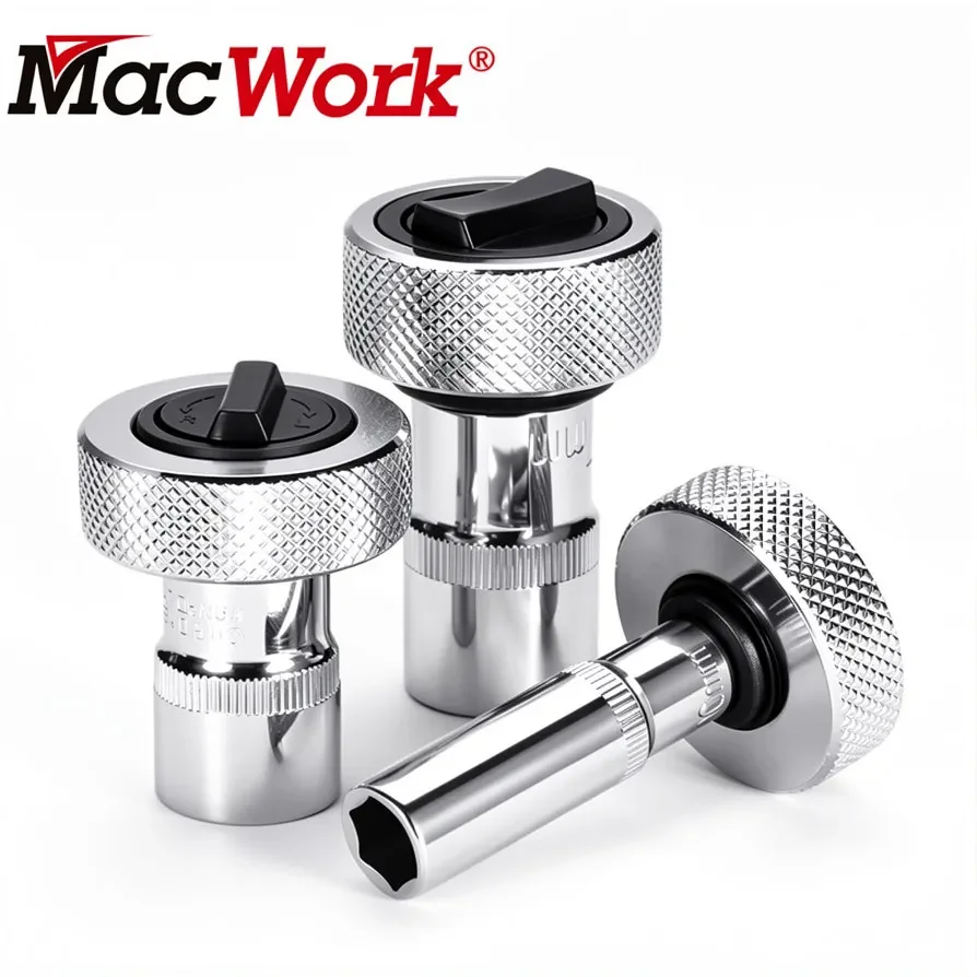 1/4 3/8 1/2 Inch Mini Ratchet Socket Wrench Reversible Ratchet Handle Mini Portable Rotate Steel Palm Ratchet Socket Wrench
