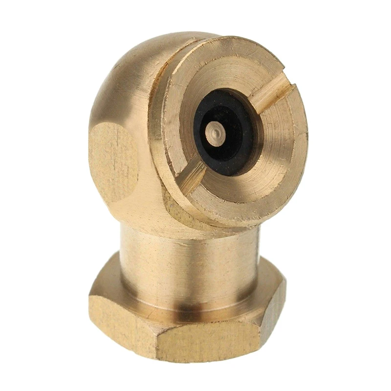 Konektor Katup Inflator Ban Emas NPT 1/4 "Kunci Klip Ban Bola Chuck Udara