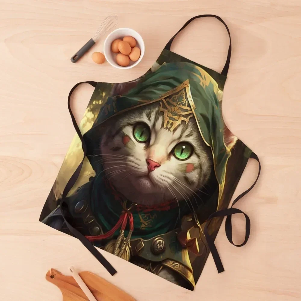 

Hylian Cat Apron work gowns for women cleaning christmas Apron