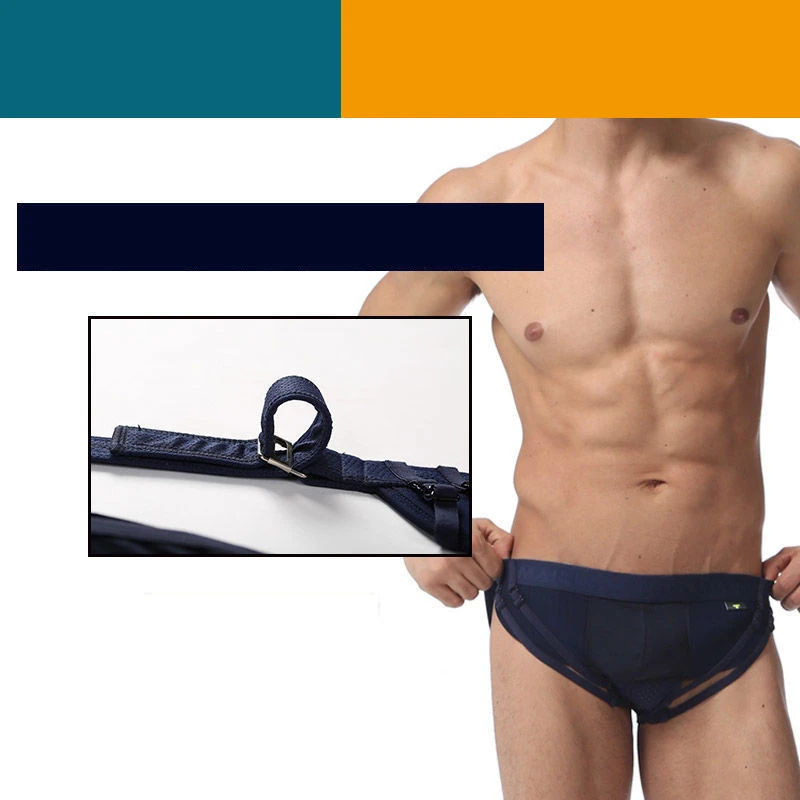 3rd Man Enhacing Underwear Varicocele Therapy Lingeri U-Convex Boxers Adjust Health Care Penis Holder Crotch Design Pouch Briefs