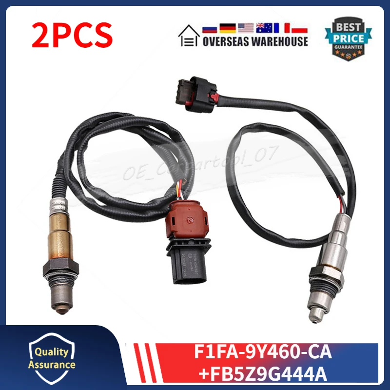 F1FA-9Y460-CA FB5Z9G444A Oxygen O2 Sensor 2PCS For 2016 2017 2018 2019 FORD EXPLORER 2.3L F1FZ9F472A FB5Z9G444C DY1328 DY1614