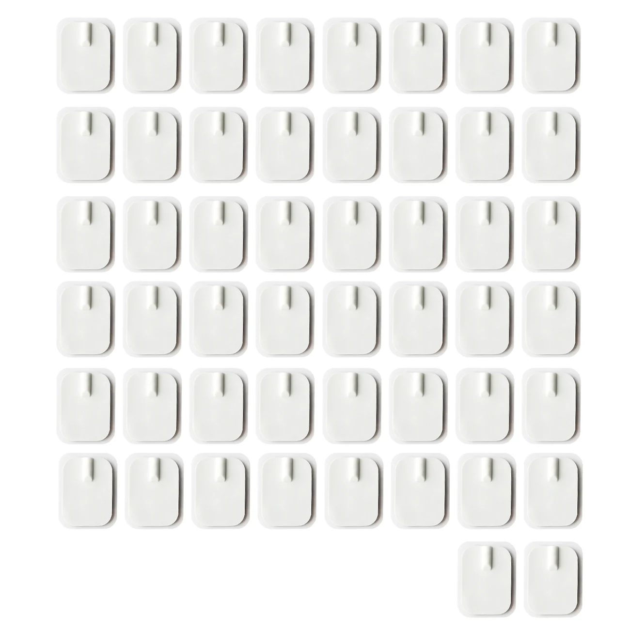 50Pack Electrode Pads,Reusable Self-Adhesive Replacement Pads for TENS Unit Massager Machine, Fit for 2mm Snap Connector