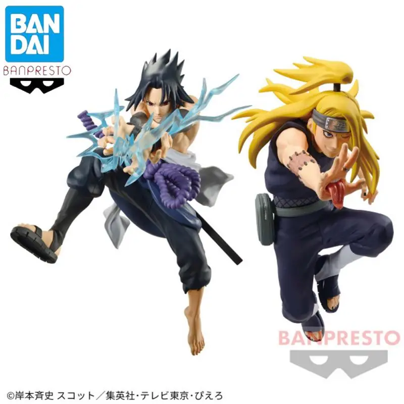 

In Stock Original Bandai Banpresto Bration Stars Naruto Figure Deidara Uchiha Sasuke Anime Model Boxed Doll Toy Gift