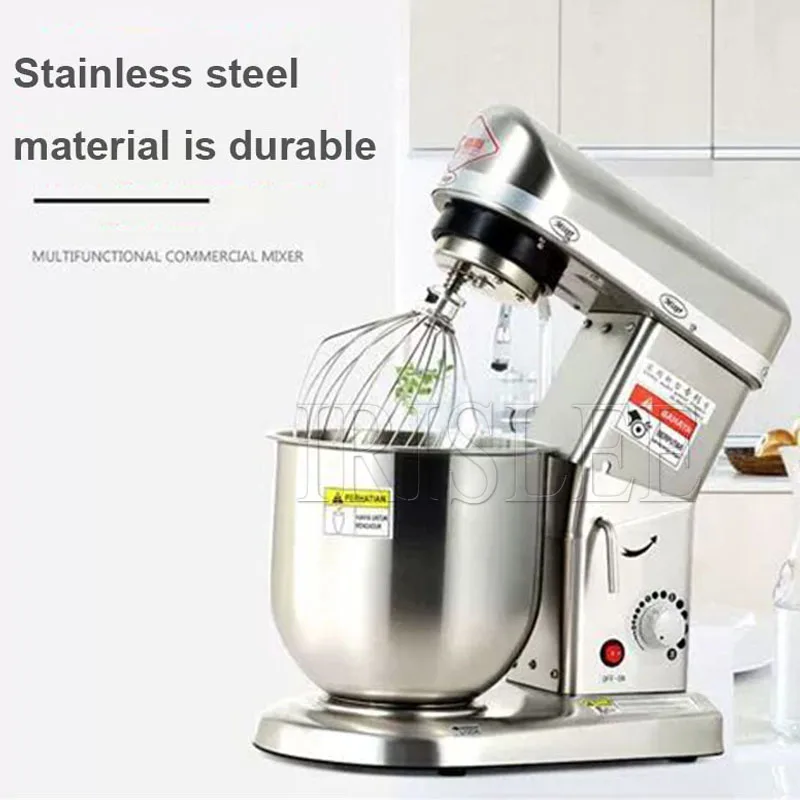 Stand Food Mixer 5 L 7 L 10 L Dough Mixer Kneading Machine Stainless Steel