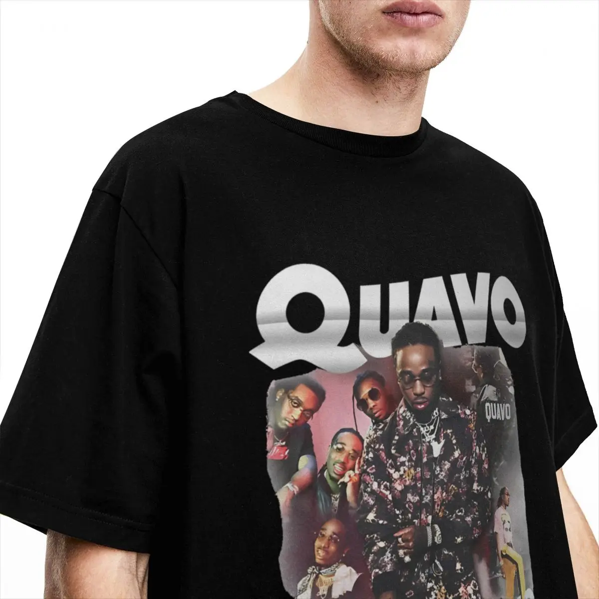 Quavo Huncho Migos Bootleg T Shirt Merch for Men Women Pure Cotton Casual Crew Neck Rapper Tees Short Sleeve Clothes Plus Size