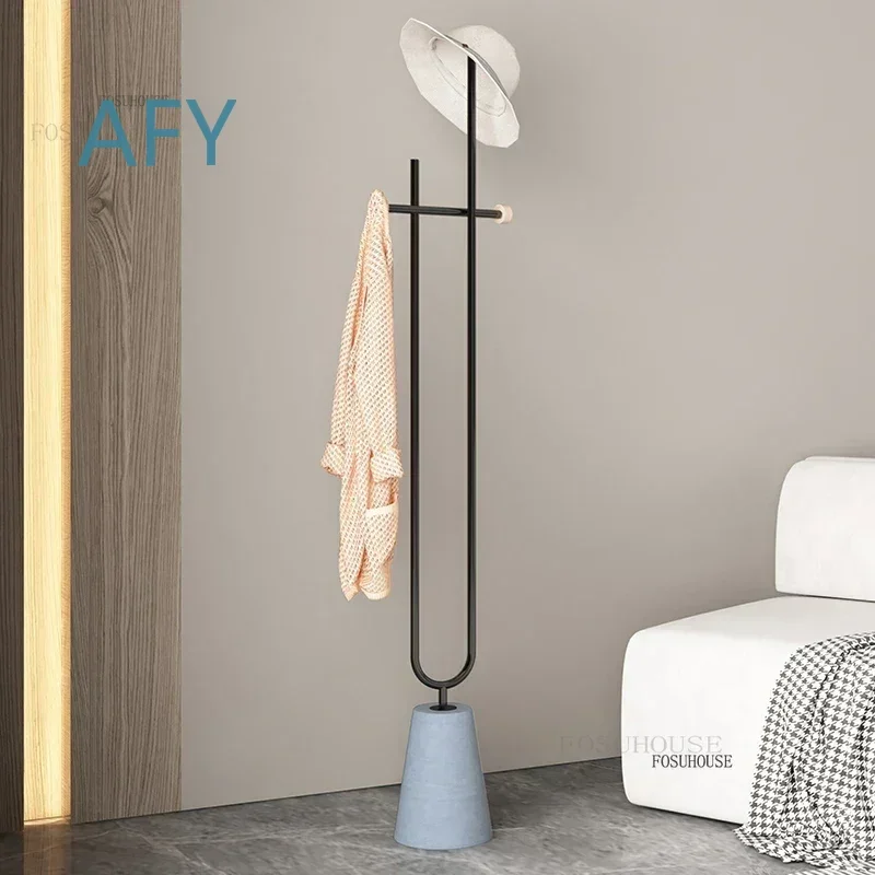 Nordic Floor Coat Rack for Living Room Bedroom Hallway Porch Hotel Homestay Modern Minimalist Clothes Stand Coat Hanger for
