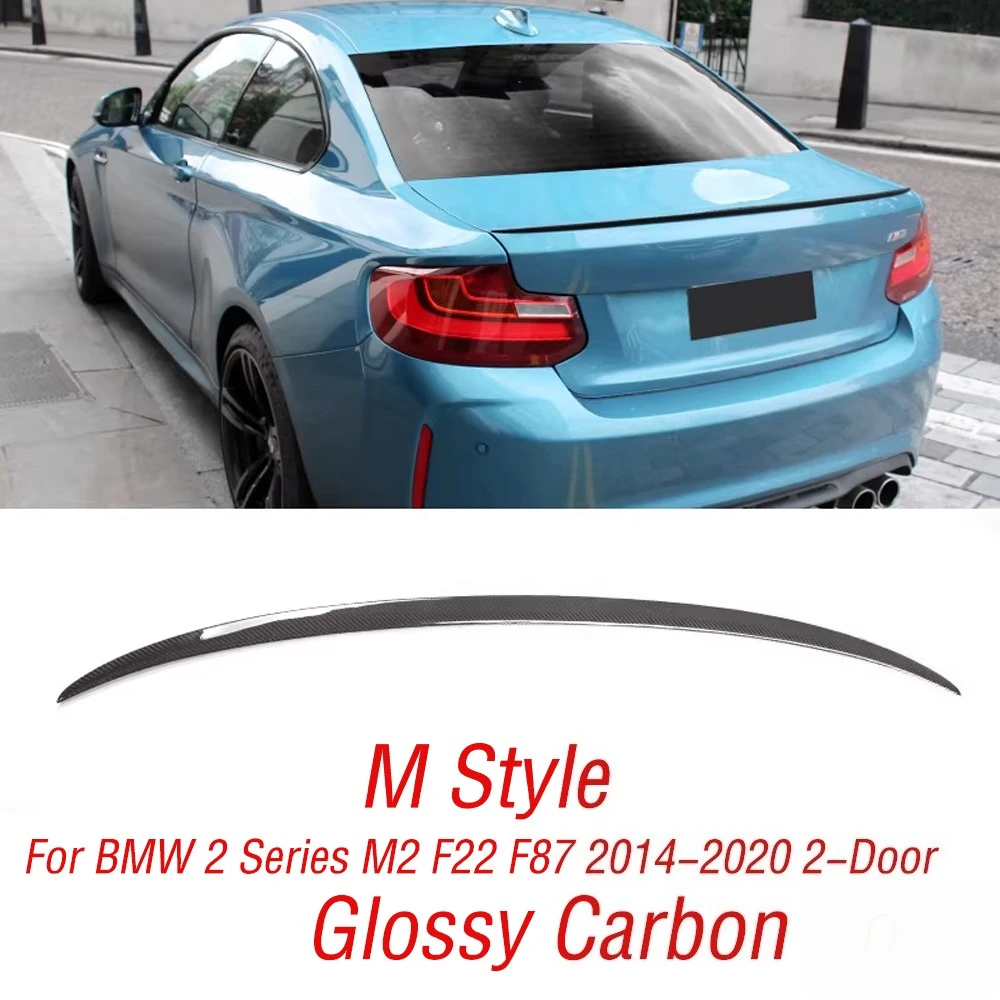 For BMW 2 Series M2 F22 F87 2014-2020 2-Door Car Spoiler Wing Rear Trunk Lip Tail Fin Bodykit Tuning Guard Board Lid Accessories view 3