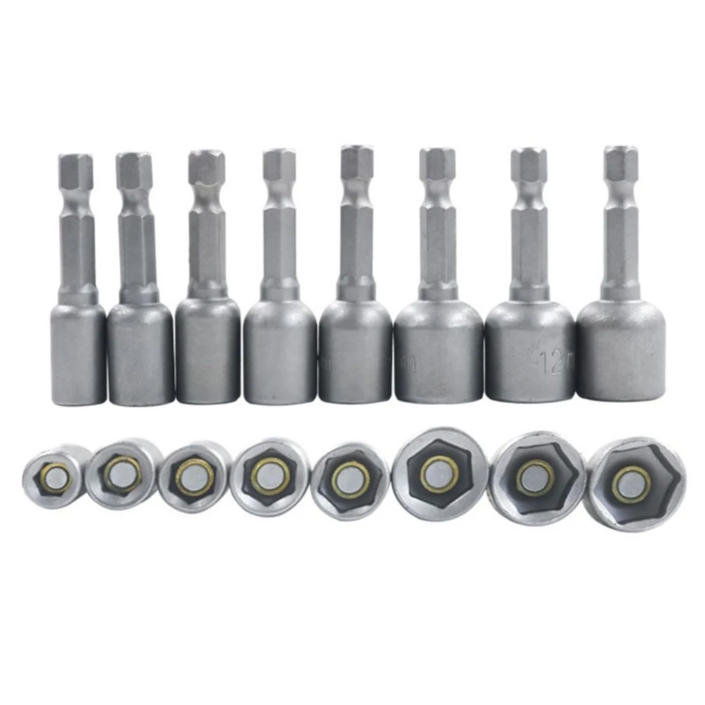 Home Driver Socket Magnetische Moer Driver 1/4in Hex Handheld Driver Magnetische Drivers Extra Lengte Boorkop