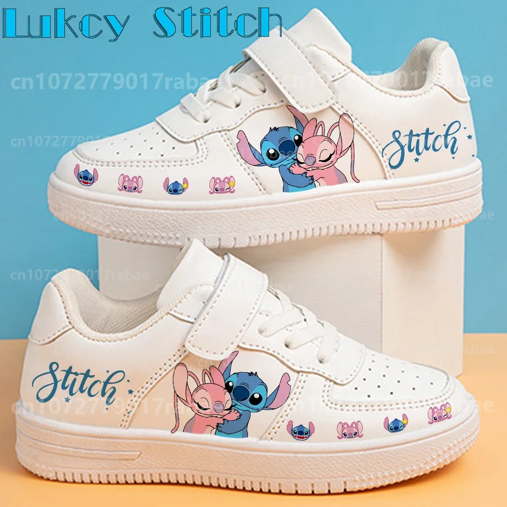 Lilo Stitch girls Shoes sneakers for children Student Casual basketball shoes Stitch Kid Sneakers Running Fashion Sports Shoes