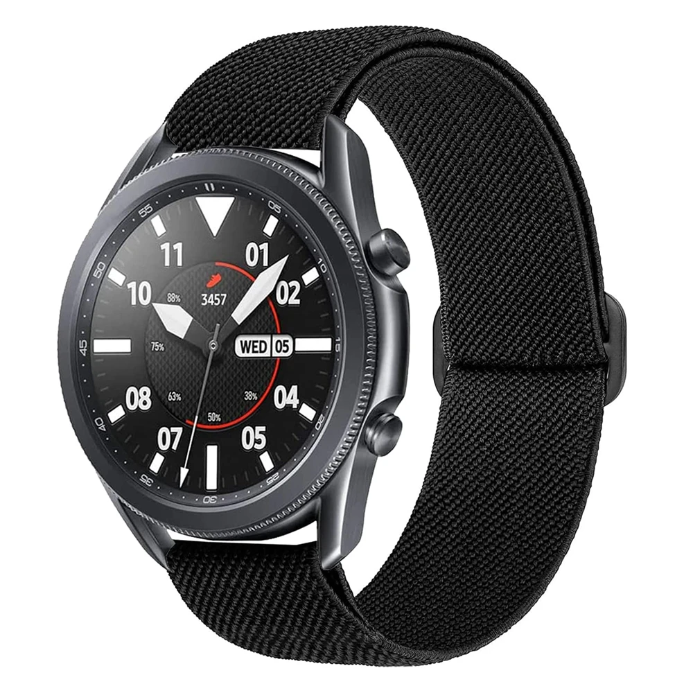 

Solo Stretchy Loop Band For Samsung Galaxy Watch 3 45mm Bands 22mm 20mm Strap Galaxy Watch 46mm/Gear S3/Active 2 44mm Wristband