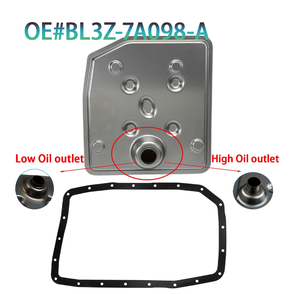 

6R75 6R8 0 фильтр автоматической передачи & Прокладка BL3Z-7A098-A 7L1Z-7A098A для Lincoln Navigator Ford Mustang очень мощная экспедиция