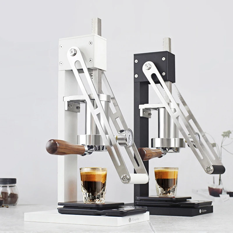 Ручной пресс для кофемашины, ручная экстракция эспрессо, рычаг переменного давления, кофеварка, функция подогрева чашки