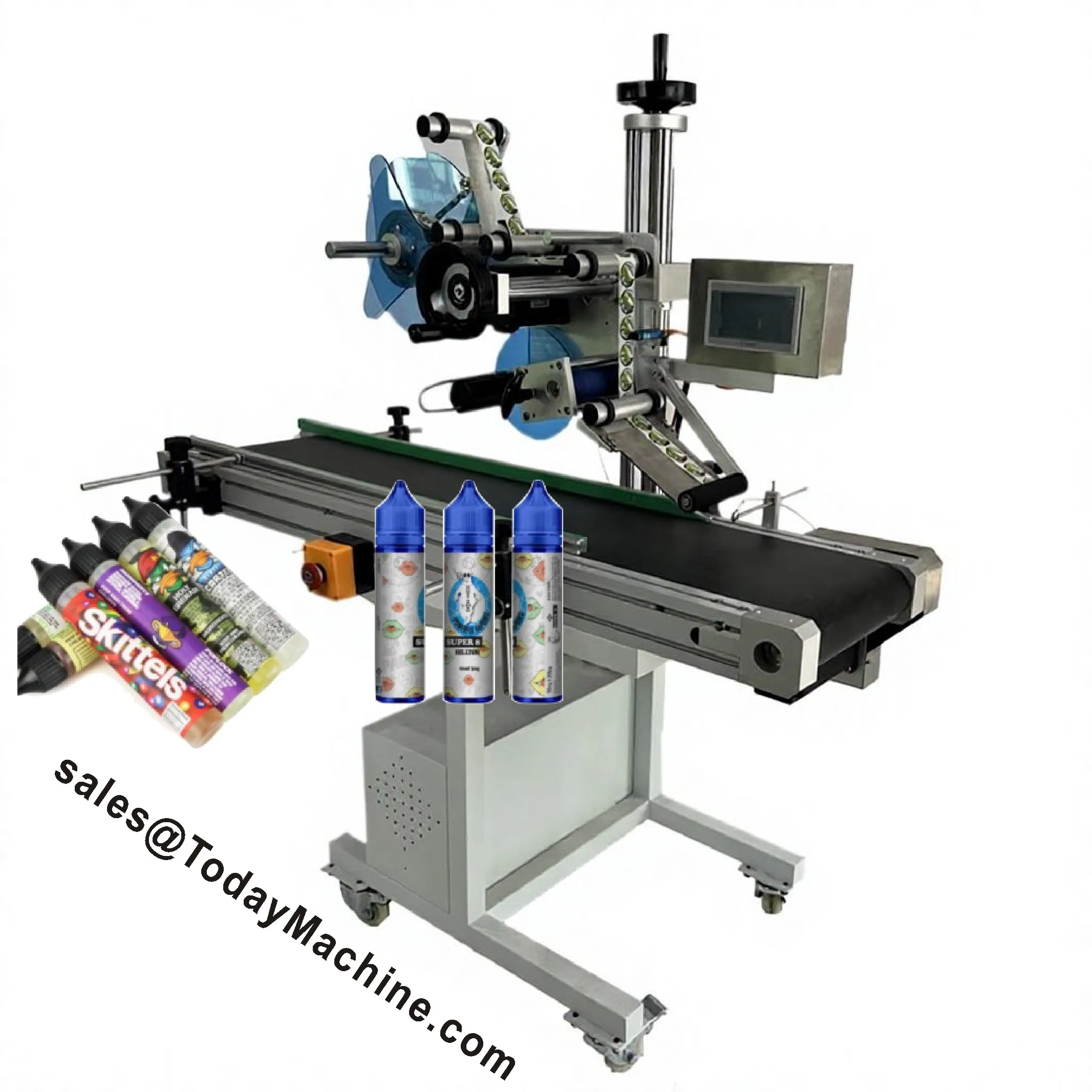 Automatic Horizontal Labeling Machine for round Bottles with 12-50 Pcs per Minute Production Capacity from China