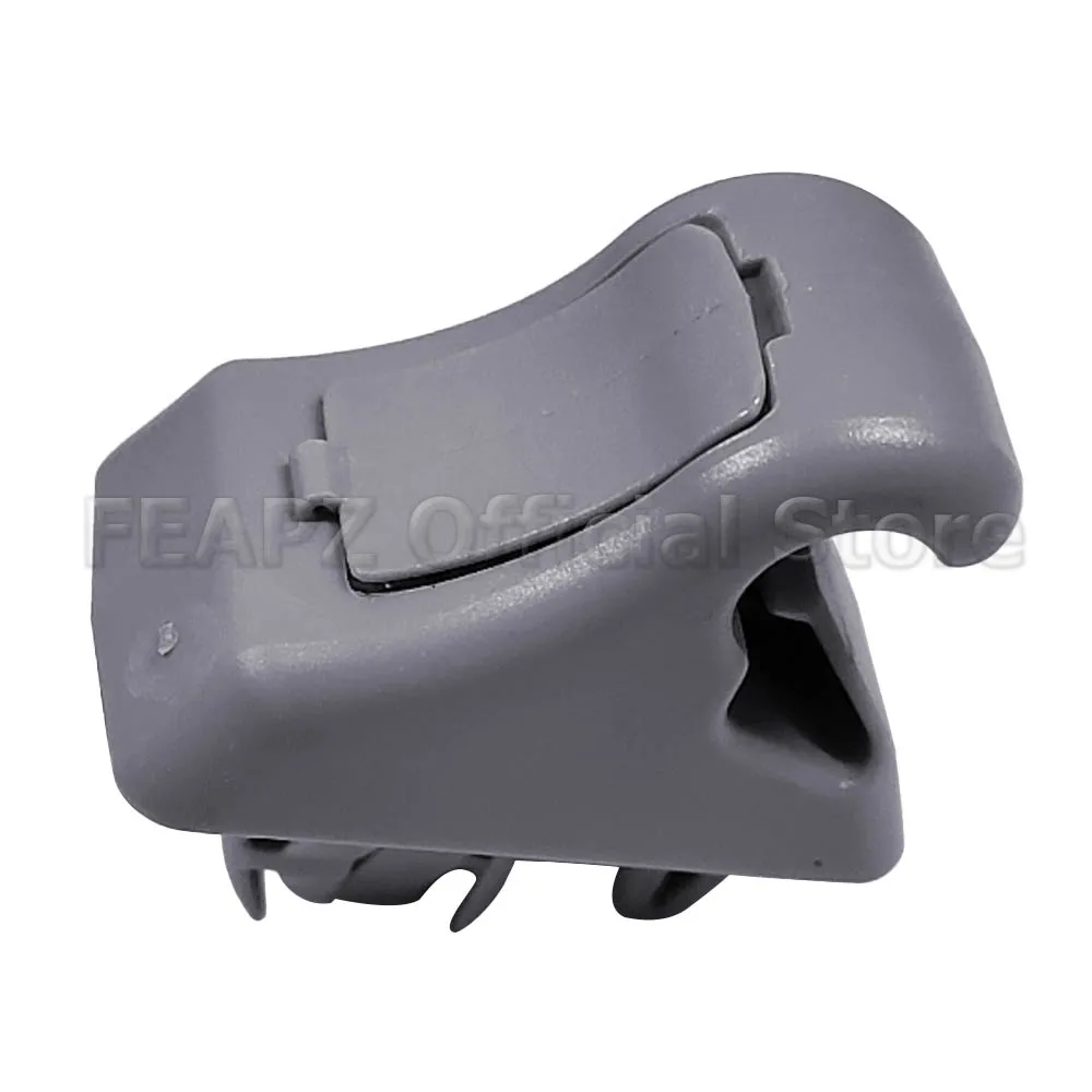 Gray Car Sun Visor Hook Clip Bracket MR779704 MR779705 For Mitsubishi Pajero Montero MK3 2000-2006 V73 V77 V93 V97